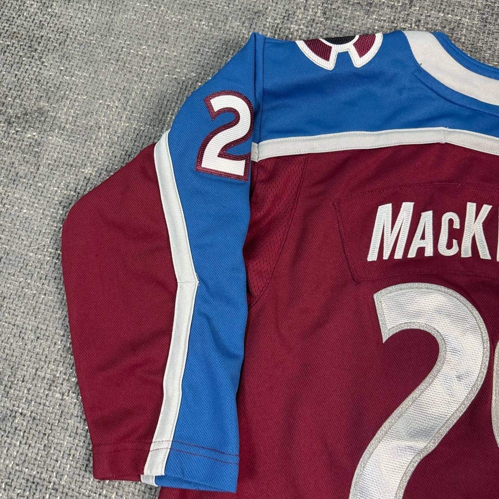 NHL Colorado Avalanche Hockey Jersey Youth L/XL Burgundy Blue Embroidered Logo - Picture 2 of 14